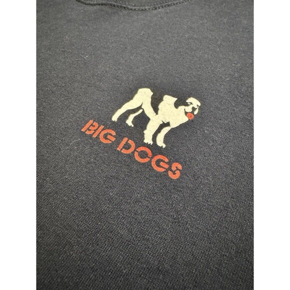Vintage 2003 Big Dogs Fishing At The Crack Of Dawn T-Shirt USA Men's Size Large - Picture 2 of 10